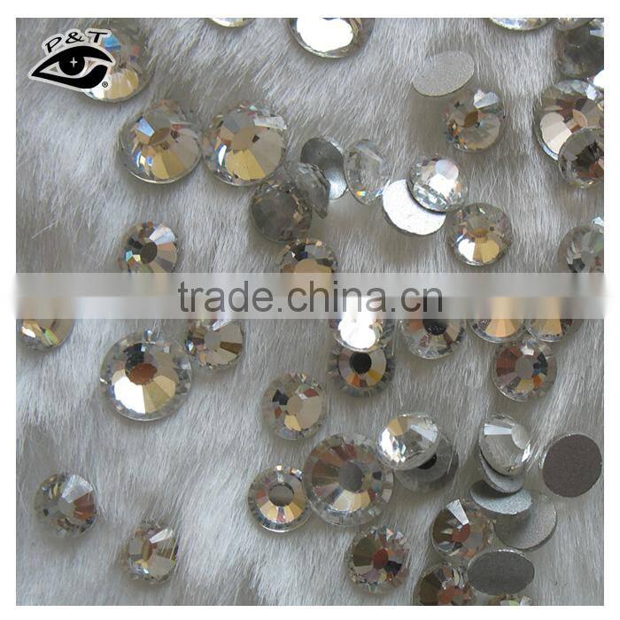 3MM SS10 Flat back shiny crystals for dress decorations