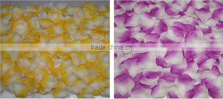 Festival decoration flower silk rose petals wholesale--37 color for choose