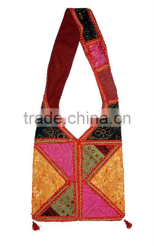 Ethnic designer handmade tribal shoulder bags
