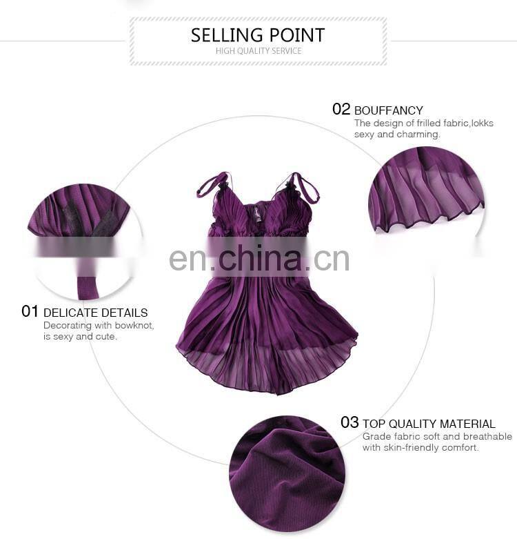 Laminatedmaterial Sexy Lingerie Sleepwear Women's Sleepwear