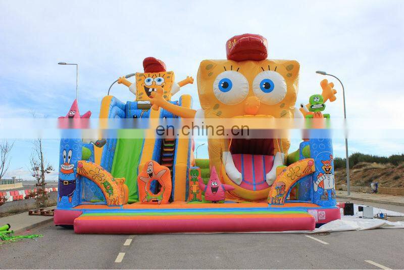 2014 New Sponge Bob Inflatable Playground, Fun City