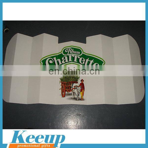 Custom Cardboard Car Window Sun Visor With Full Color Logo Printed
