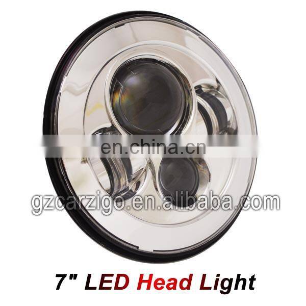 chinese supplier 30w accessories motorcycle 7 inch LED light for harley davidson motorcycles