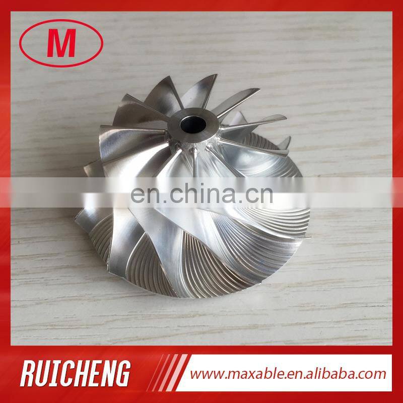 GT15-25 436131-0002 38.62/52.19mm 11+0 blades high performance milling/aluminum 2618/billet turbocharger compressor wheel