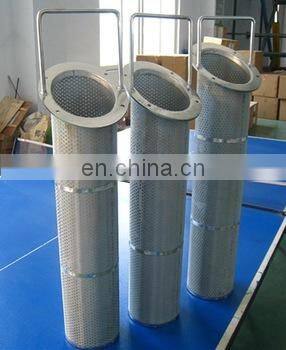 Hydraulic pressure 1 micron filter Stainless steel 304 perforated sheet portable basket oil filter export to America