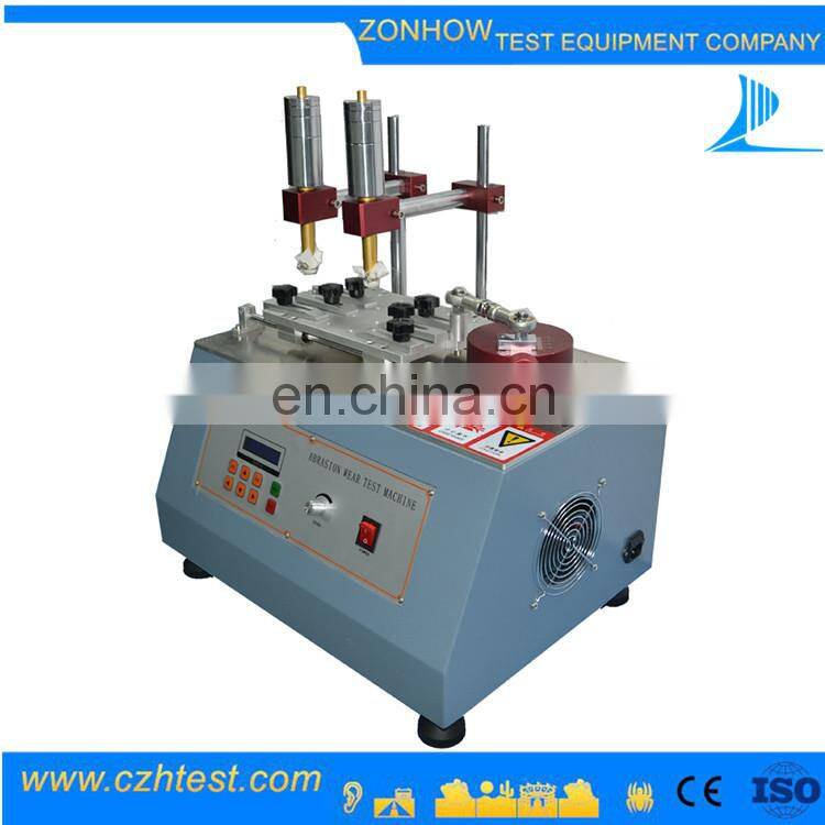 Automatic abrasion testing equipment device apparatus