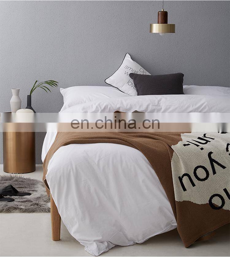 RAWHOUSE Wholesale 100 % cotton soft Knitted blanket