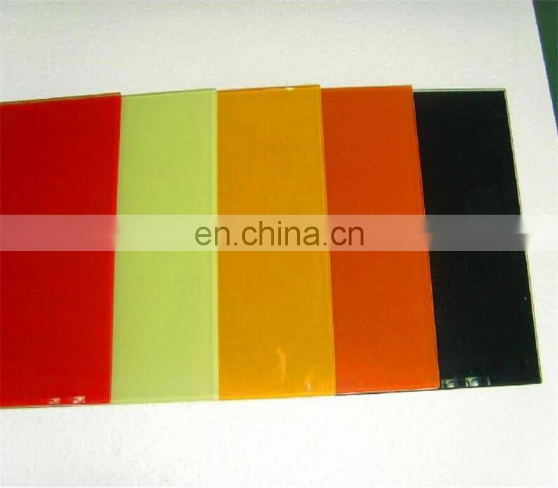 RAL colors toughened glass splashbacks for kitchen