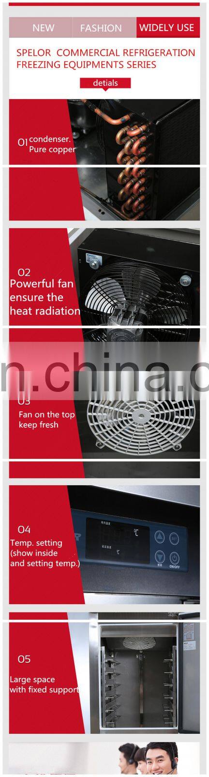 Single-Temperature Big Capacity Mini Size Kitchen Refrigerated Cabinet Refrigerator