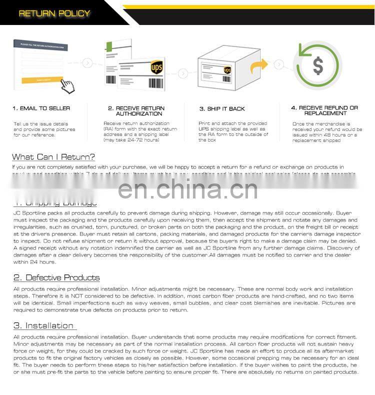 Carbon Fibre Rear Diffuser for Volkswagen VW Scirocco R 15-18