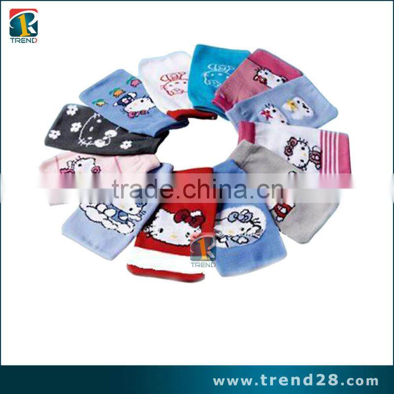 cartoon knitted sock case for cell phone