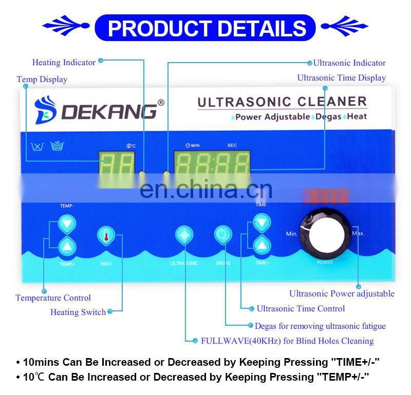 0-180W 6.5 Liter Digital Ultrasonic Bath Cleaner for Mobile Repair Blind Cleaner for Sale