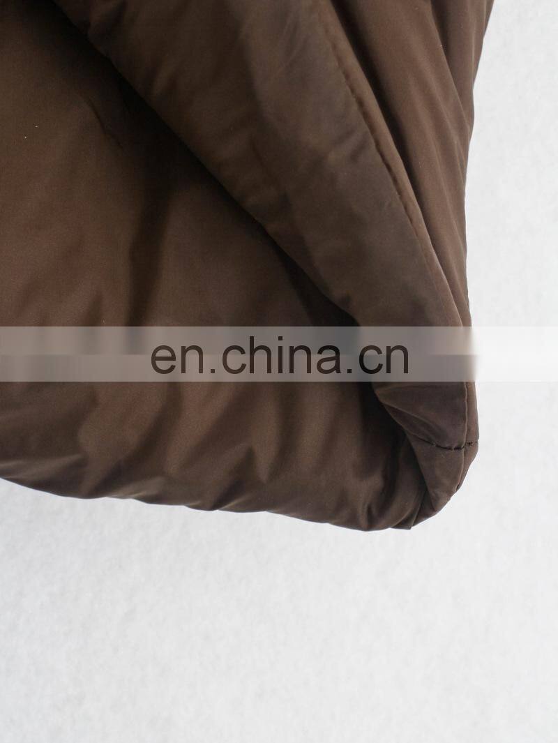 Wholesale custom LOGO ladies fall/winter stand-up collar padded down cotton vest vest sleeveless waistcoat plus size jacket