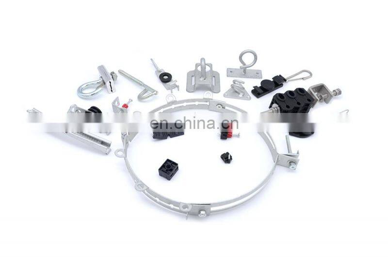 MT-1727 Factory Price HDG Fiber Optic Wire Telecom Wire Arc Cable Clamp Hanging Sliding Metal Hook