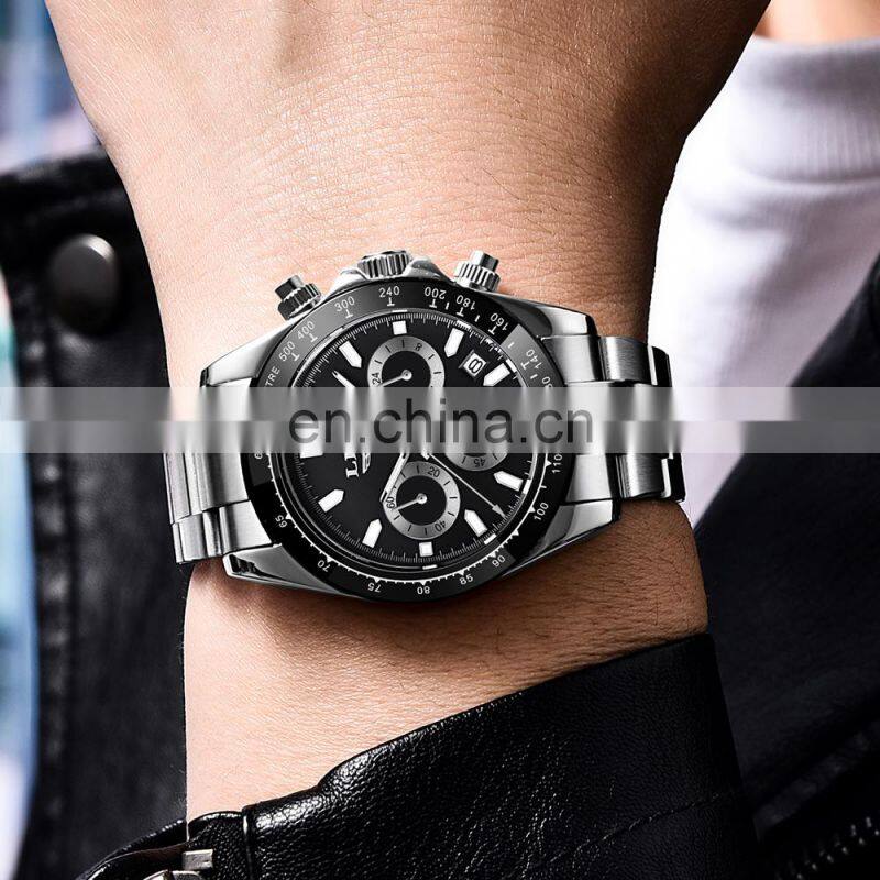 LIGE 8937 Sport Men Watch Fashion Waterproof Luminous Watches Luxury Brand Luminous Mens Quartz Shock Resistant Wristwatch