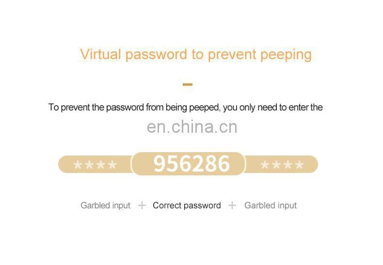 Tuya Smart Access Control Keyless Electronic Key Code Door Locks With APP And Code For Aluminum Frame Sliding Door with doorbell