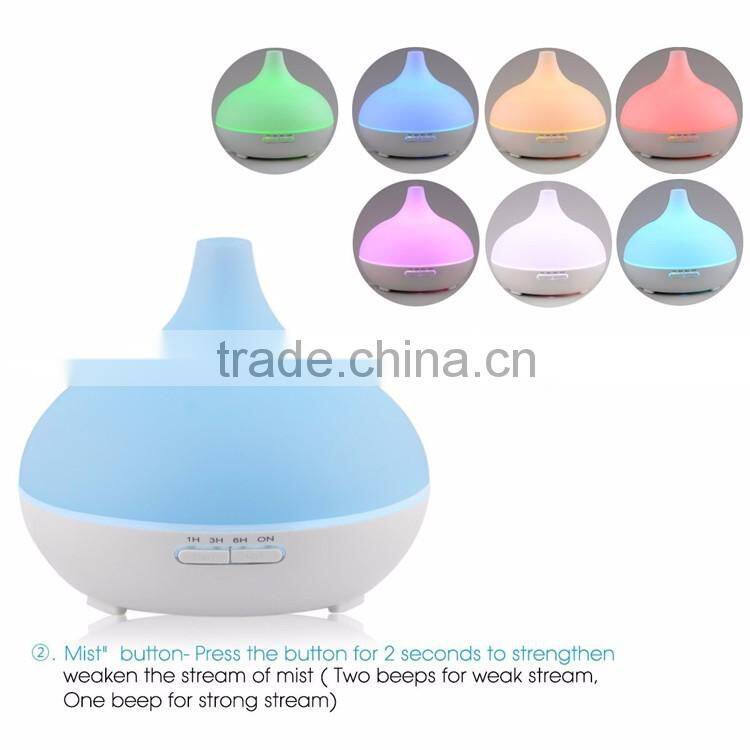 Low Price 300ml Spa and Hotel New Ultrasonic Humidfier Air Purifier with Aroma Frangrance