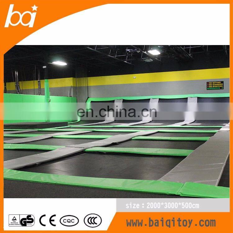 Big Bounce High Quality Amusement Hot selling Funny Indoor Trampoline Park with slides