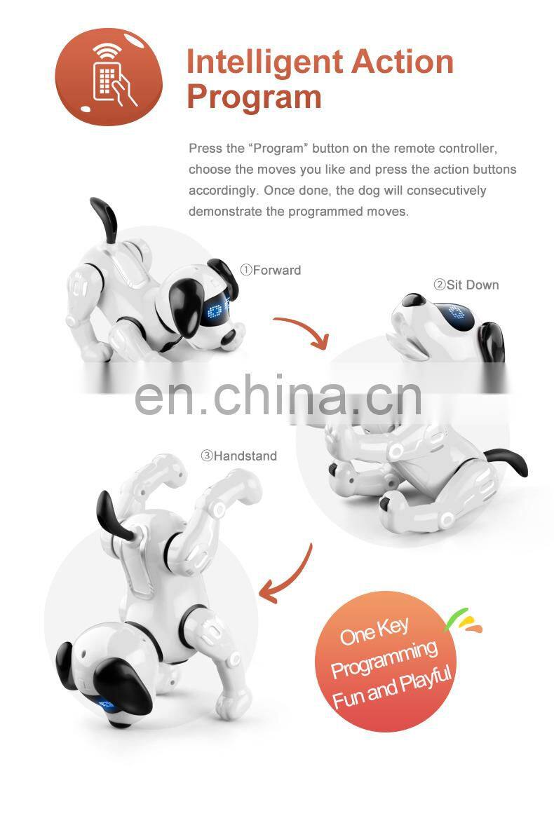 2022 New RC Robot JJRC R19 Intelligent Toy Interactive Singing Storytelling Remote Control Robot Dog Gift For Kids