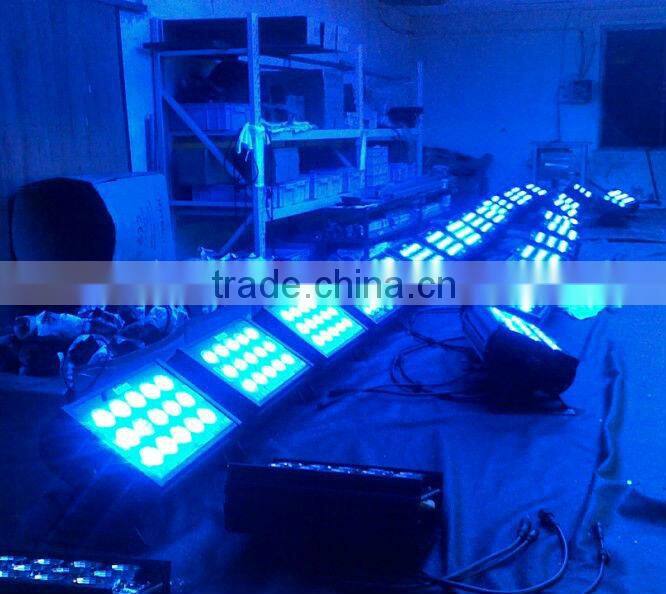 15pcs 15W RGB 3 in 1 Led Wall Washer Led Flood Light DJ Stage Lighting