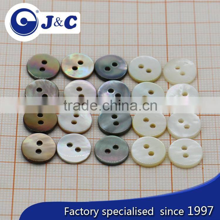 J&C dyeing colour Trocas shell buttons for fashion shirt.