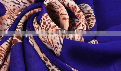 2013 new style custom colorful printed fashion leopard scarf