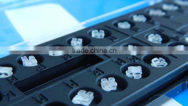 brace for teeth 0.018/0.022 orthodontic clear ceramic bracket