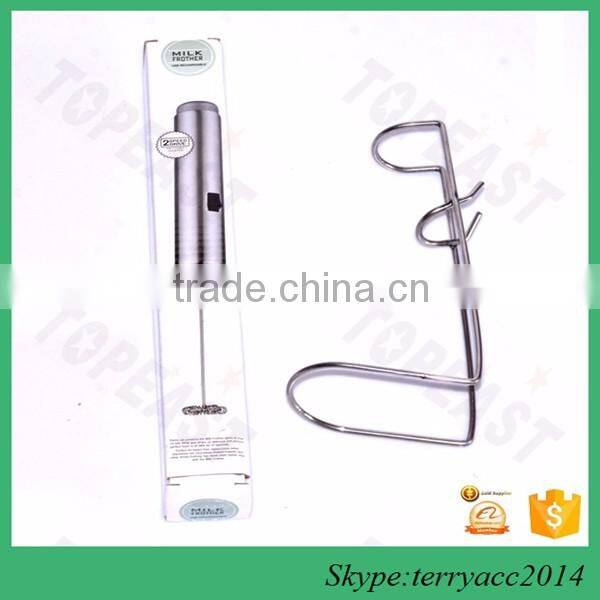 Premium Milk Frother, Best Automatic Foaming Wand Portable Hand Mixer