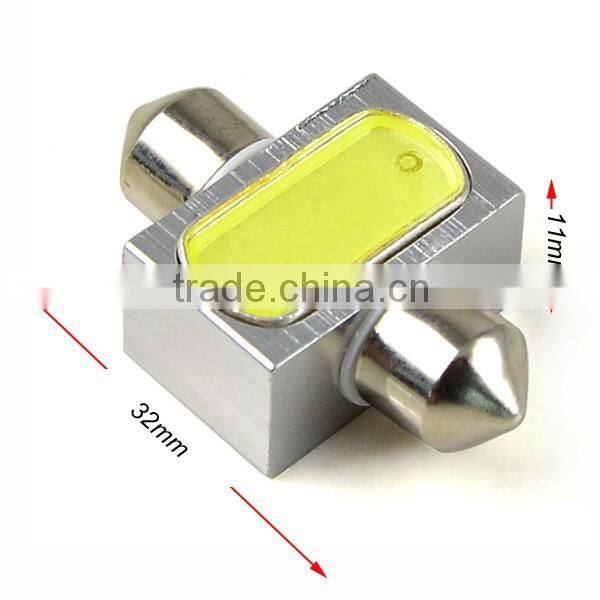 2W LED Car Light high power COB LED Lamp LED Width Lamp Reading Lamp DC 12V Energy Saving Light Festoon 31mm