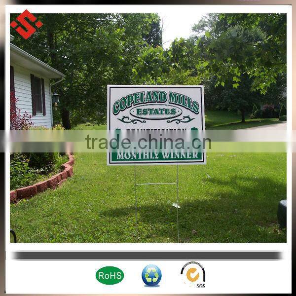 pp coroplast sheet silkscreen custom sign board 4mm thick 750gsm pp board