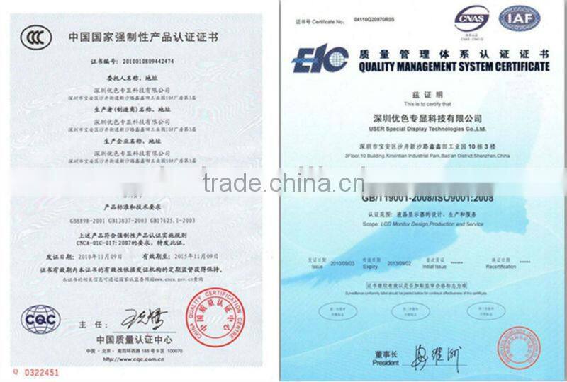 Big size 70 inch High definition TFT LCD monitors with Industrial grade A+ panel