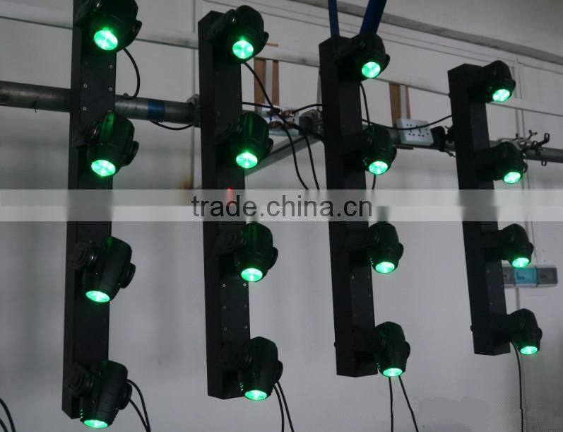 led stage lighting Disco led moving head beam light 4heads rgbw 4in1 beam moving light 4heads rotate