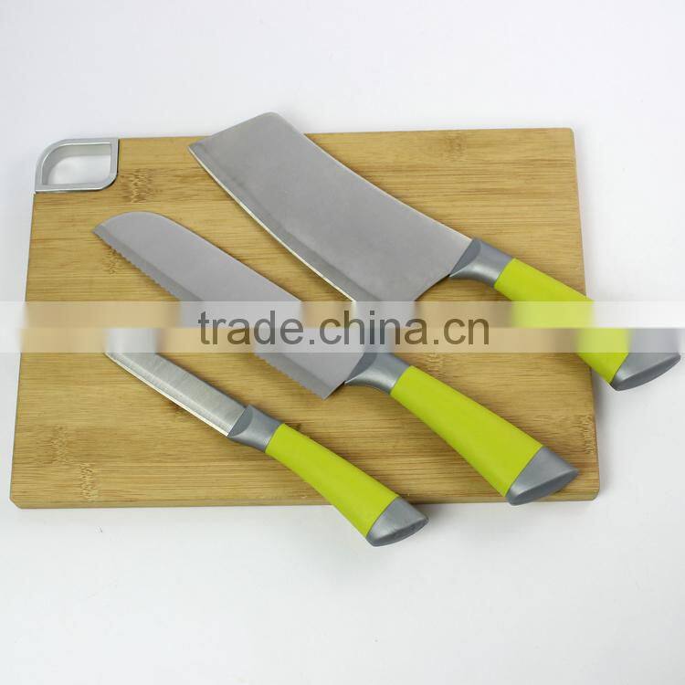 Promotional plastic handle knife set