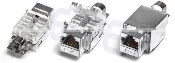 Sheilded RJ45 Keystone Jack Cat6 Keystone Jack