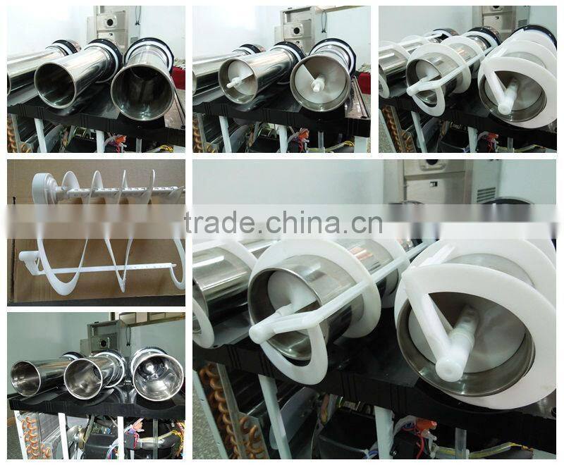factory direct selling how to use an ice cream machine with water cooling
