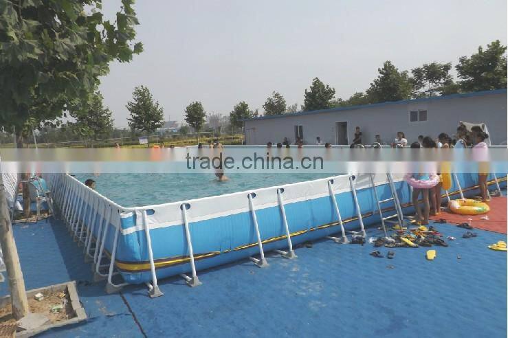 High quality square above ground pool for kids and adults