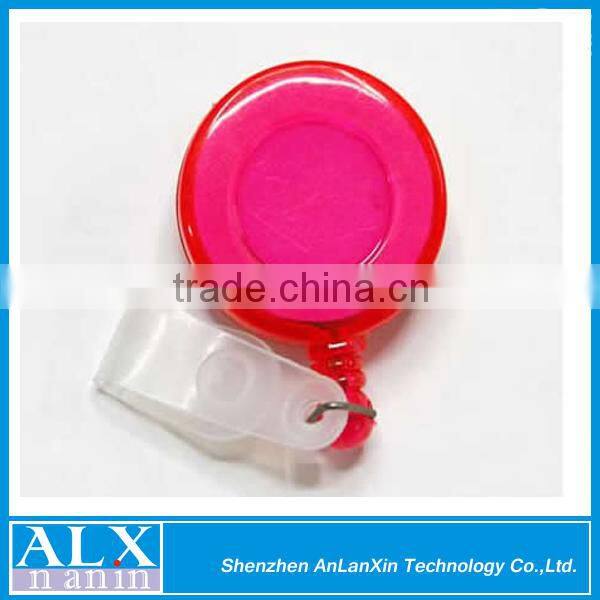 Custom green translucent badge reels