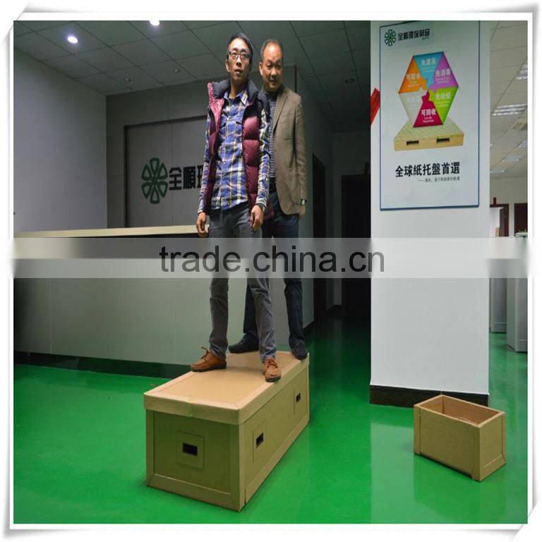 Easy assmble paper box,save transportation room honeycomb carton for sale