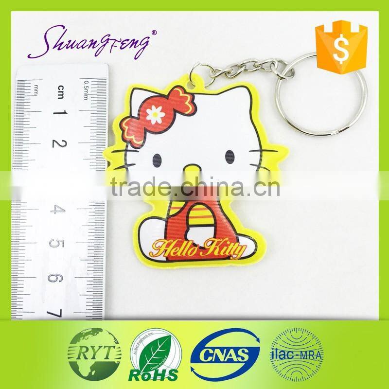 Supply best price fashionkeychain soft pvc keychain