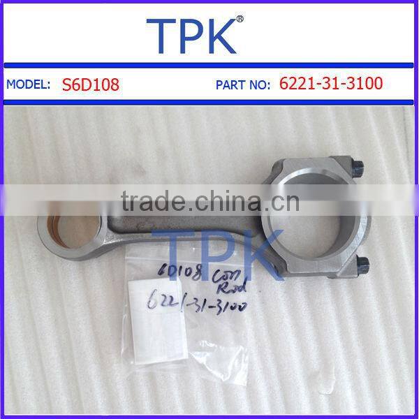 Komatsu S6D108,SA6D108,SAA6D108 connecting rod, 6221-31-3100
