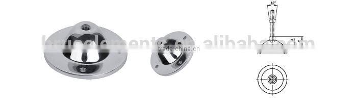 Metal base for adjustable levelling feet MBA