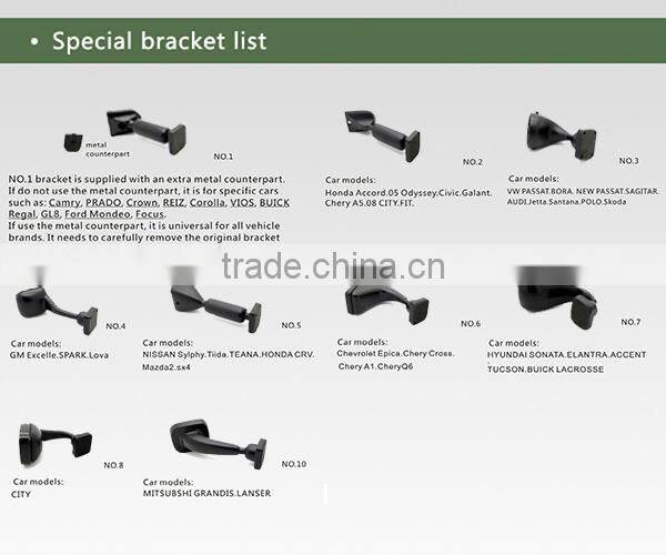 4.3" OEM touch screen rearview mirror car monitor for ford