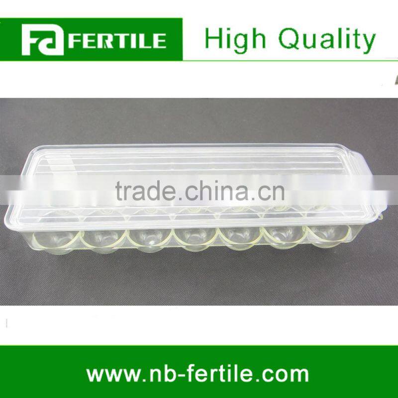WFZ 423820 Fridge and Freezer Storage Bin, Plastic Wide Tray, Clear