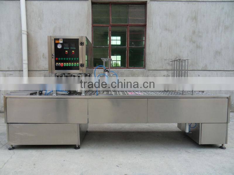 automatic cheese cream cup filling machine and sealing machine