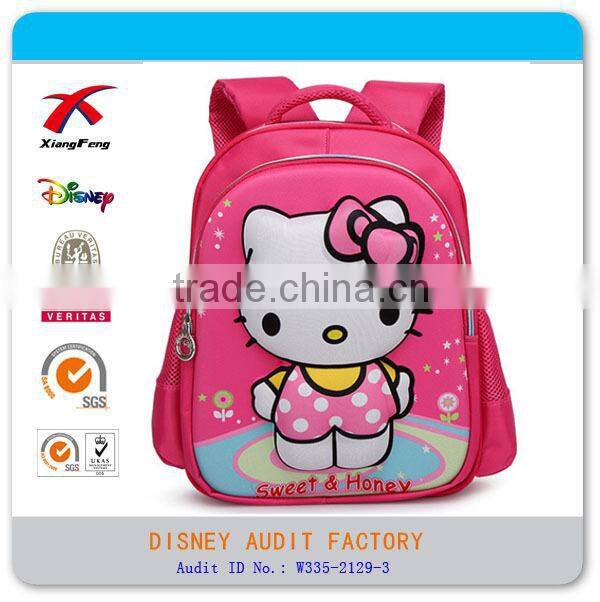 Hello kitty child school bag girls cute backpack