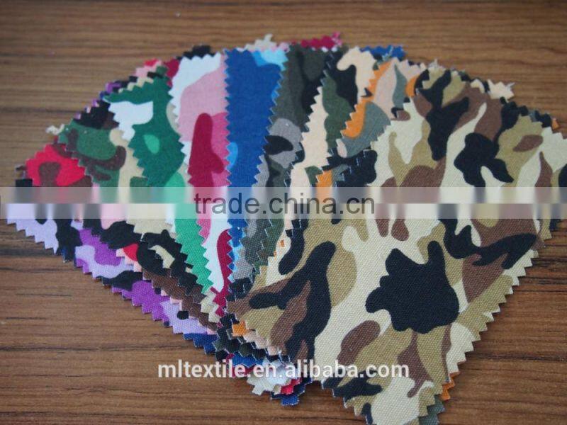 Customized cheap camouflage waterproof military tent canvas fabric factory