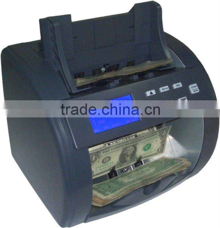 Mixed Notes Currency Counter/Money Counter/Bill Counter with UV,MG/MT,IR Fake Note Detection for USD&Swiss Franc(CHF)