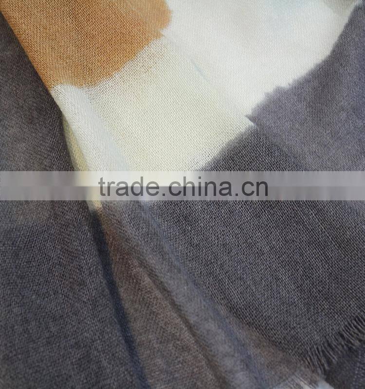 fashionable 100 cotton stretch knit scarf