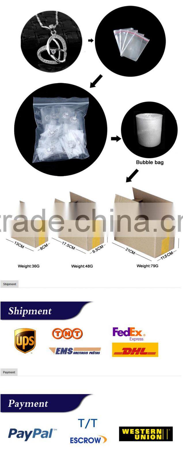 Fashionable dubai 18k gold plated jewelry , CZ pave diamond jewelry