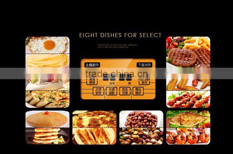 Red Square Dismountable Electric Skillet Household Appliance